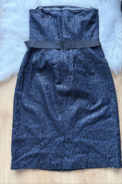 Cekinowa sukienka gorsetowa Young Couture Barbara Schwarzer S/M
