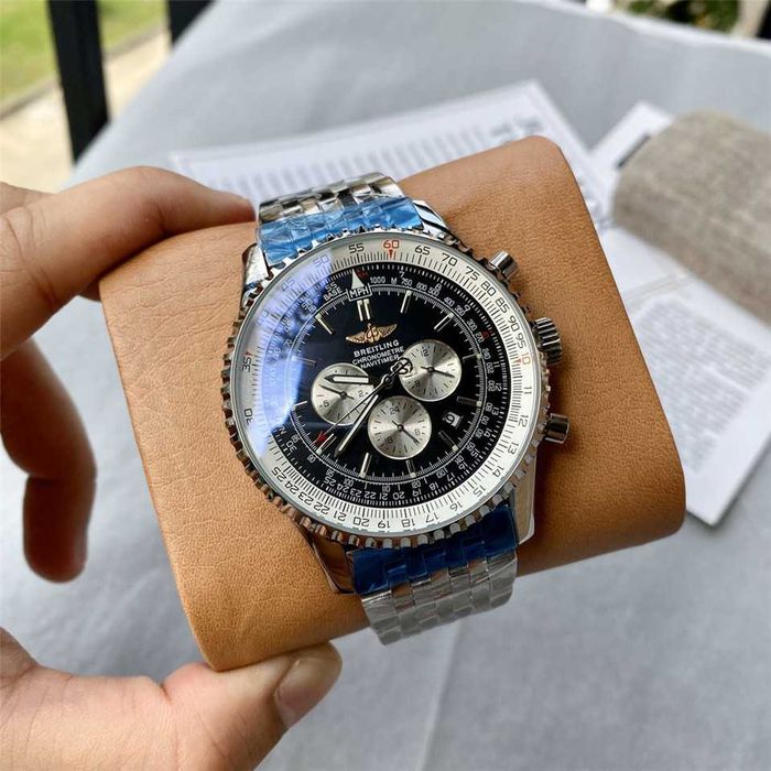Годинник кварцовий Breitling NAVITIMER Haritage A24322 Metal Silver-Black