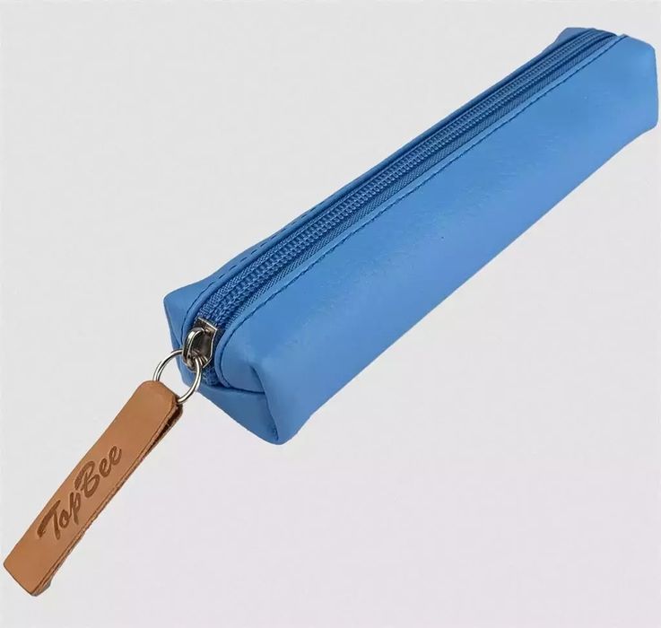 Piórnik mini prostokąt Fiolet Blue. Bee-bee. Nowy Produkt