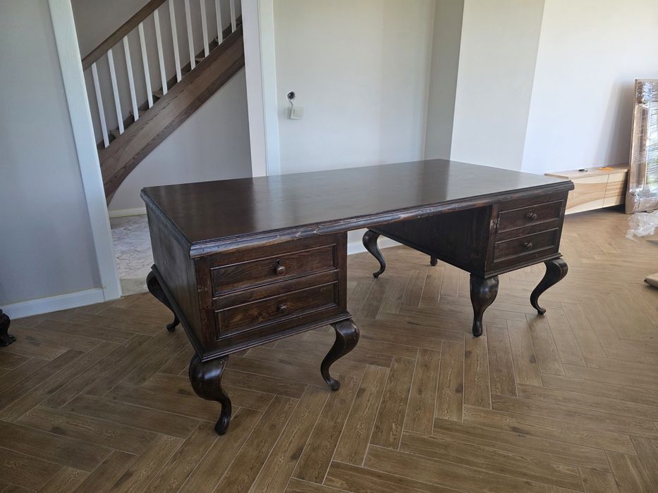 Biurko dwustronne antyczne