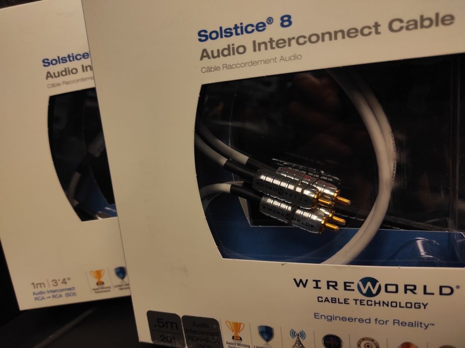 WireWorld Solstice 10 RCA interkonekt stereo różne długości XLR