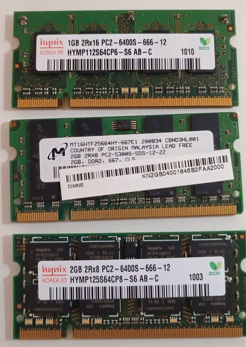 3 Laptop RAM Modules472698976606638080