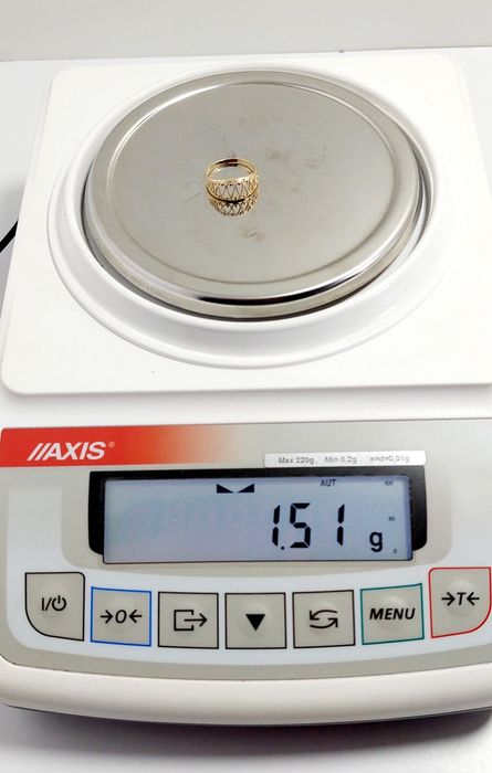 Pierścionek złoty 585 roz 13