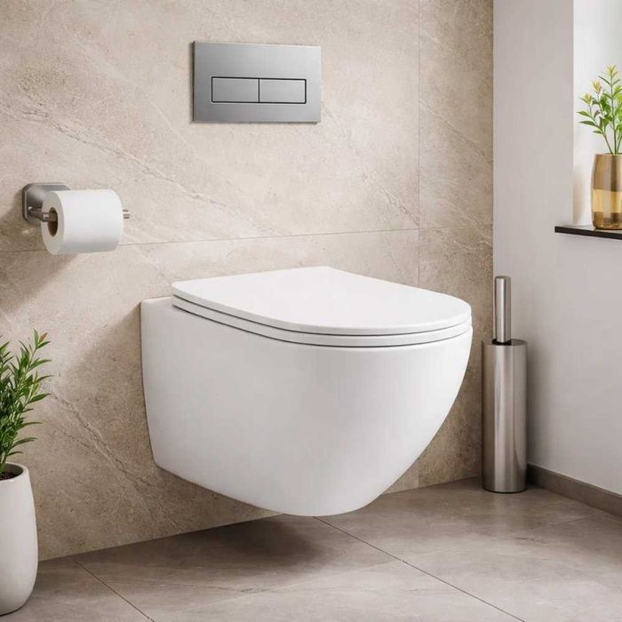 Підвісний унітаз DEVIT DBA70251111W Balance безобідковий (Італія)