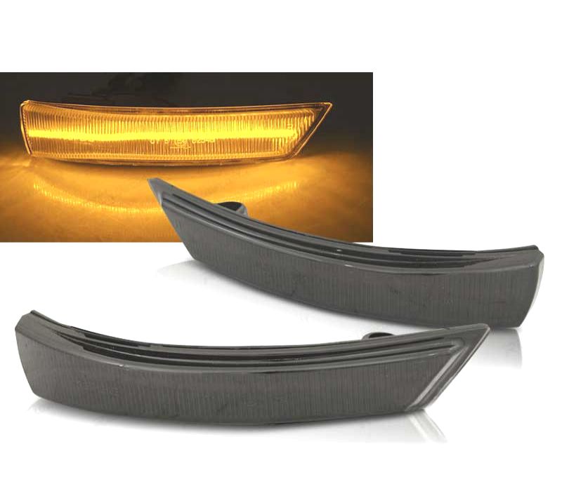 PISCAS ESPELHO FORD FOCUS MK2 MK3 MONDEO MK4 LED DINAMICOS FUMADOS