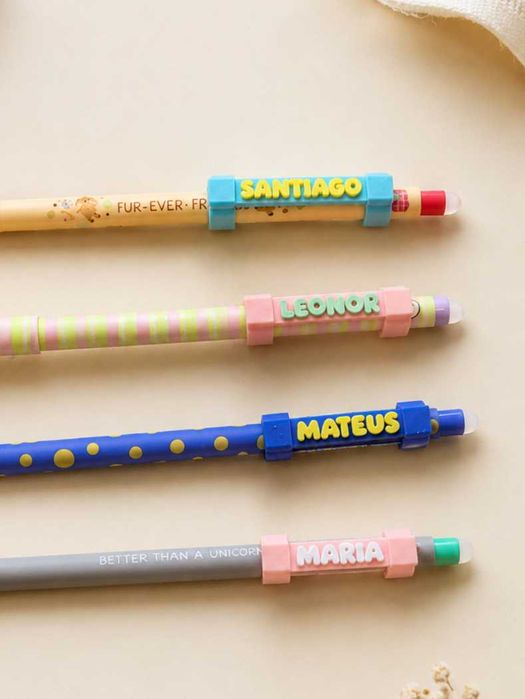 Clip personalizado para caneta com nome | Várias cores