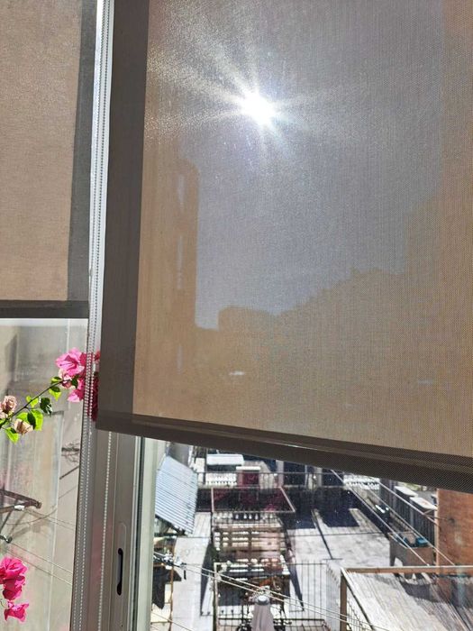 5 estores de rolo para janela ou portada, com redução de calor