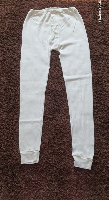 Kalesony białe górnicze na 188 cm