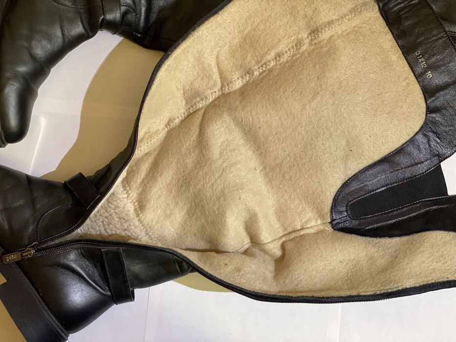 Сапоги женские зимние кожаные