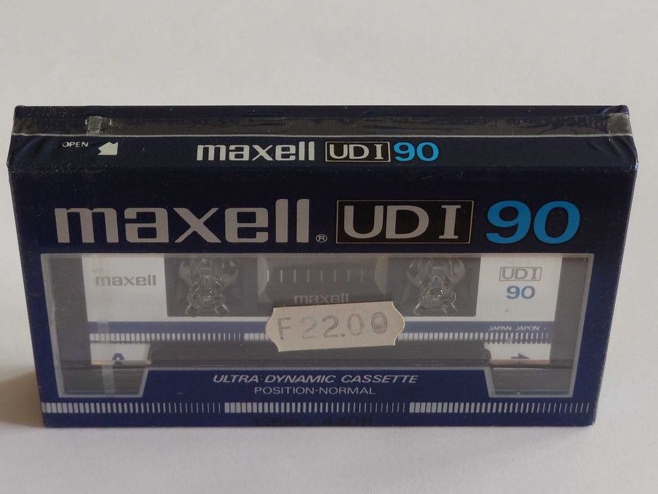 Maxell UD I 90 na lata 1985 do 1987 rynek Europejski