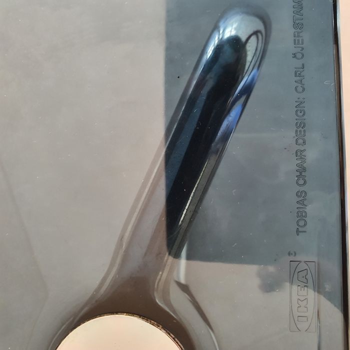 Cadeira Azul cromada