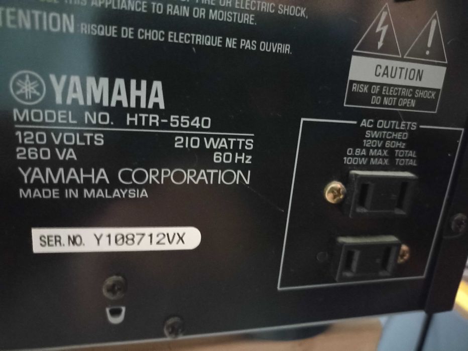 Amplituner AV wzmacniacz *YAMAHA* kino domowe stan idealny