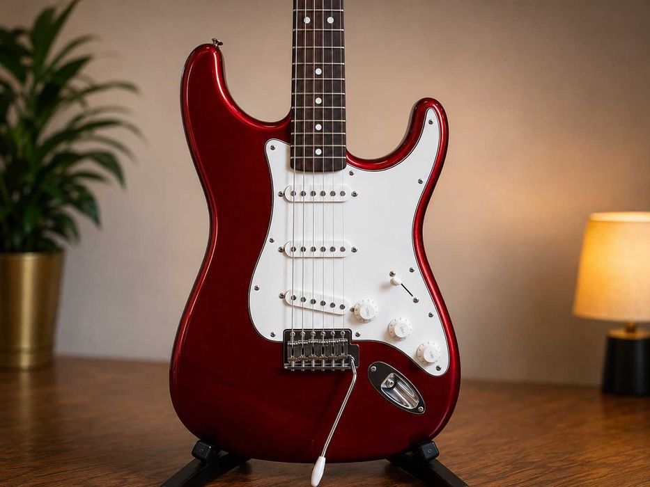 Fender Standard Stratocaster Candy Apple Red (Made in Mexico) – Como Nova