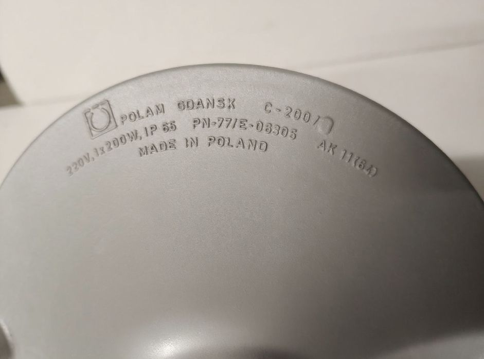 Lampa POLAM gdańsk