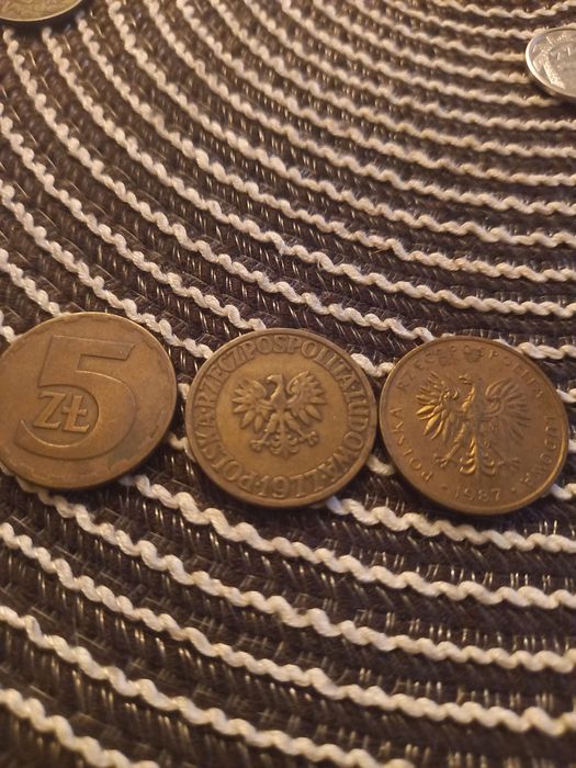 Moneta 5zł 1977 i 1987