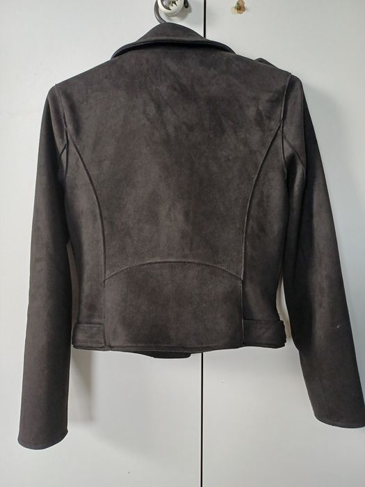 Czarna ramoneska zamsz Primark 34