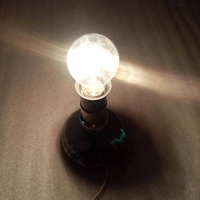 Настольная лампа мрамор ретро СССР