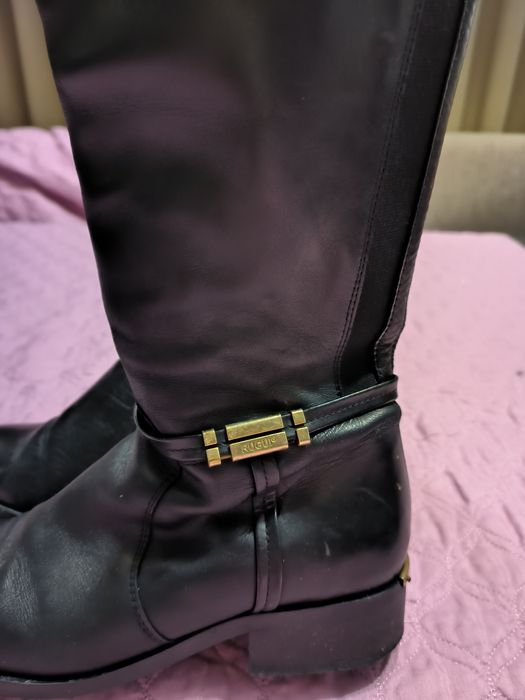 Botas em pele Pretas