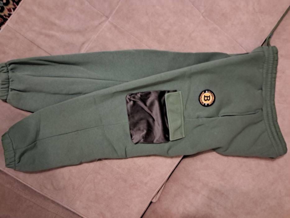 Штаны карго теплые на флисе джогеры L - Xl 34 - 36