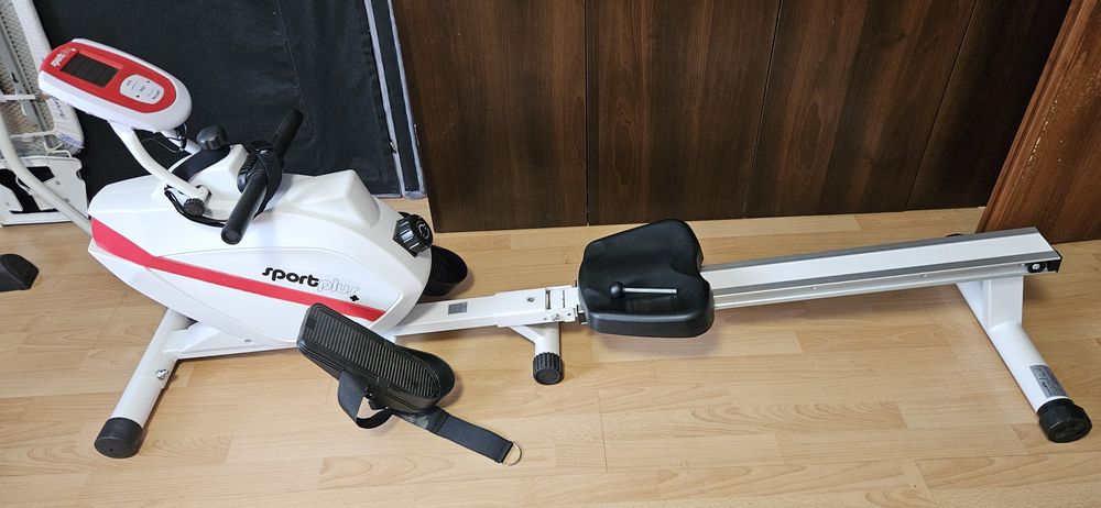 Z opaską do pomiarów.Wioślarz magnetyczny Sport Plus w super stanie