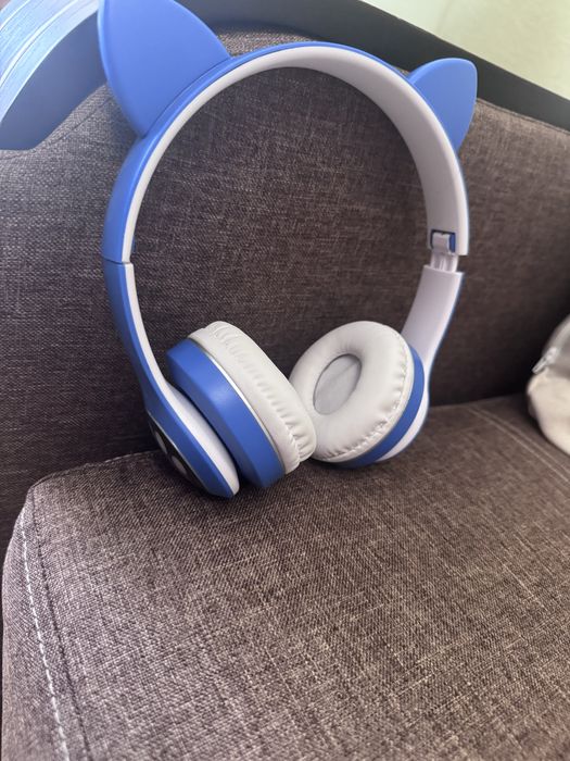 Бездротові навушники з котячими вушками музичний блютуз