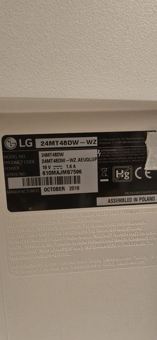 Televisão LG como nova