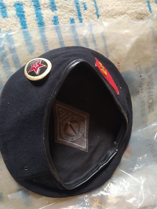 Берет черный мужской ВМФ.