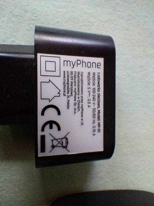 Ładowarka myPhone MP-01 z kabelkiem i stacją