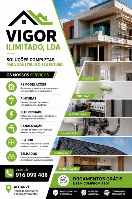 Remodelaçoes totais /capoto/pladur/pinturaALGARVE