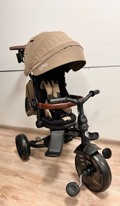 Триколісний велосипед Maraton з батьківською ручко Tri-cycle COMFO MAX