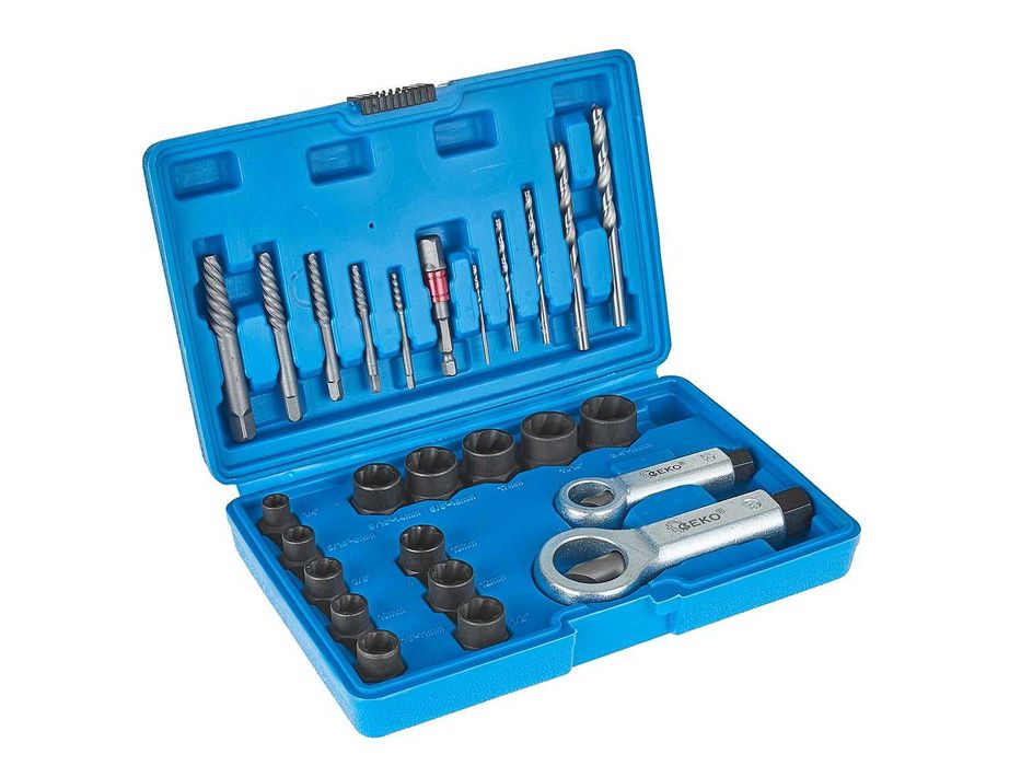 WYKRĘTAKI do zerwanych urwanych ŚRUB NAKRĘTEK i SZPILEK 26 el. 2651