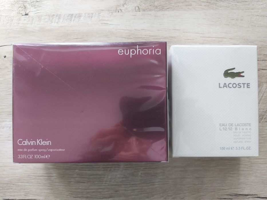 Calvin Klein Euphoria 100 мл/Lacoste Eau De L.12.12 Blanc 100 мл