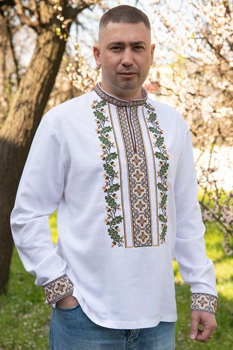 Чоловіча/ підліткова лляна вишиванка, опт, роздріб