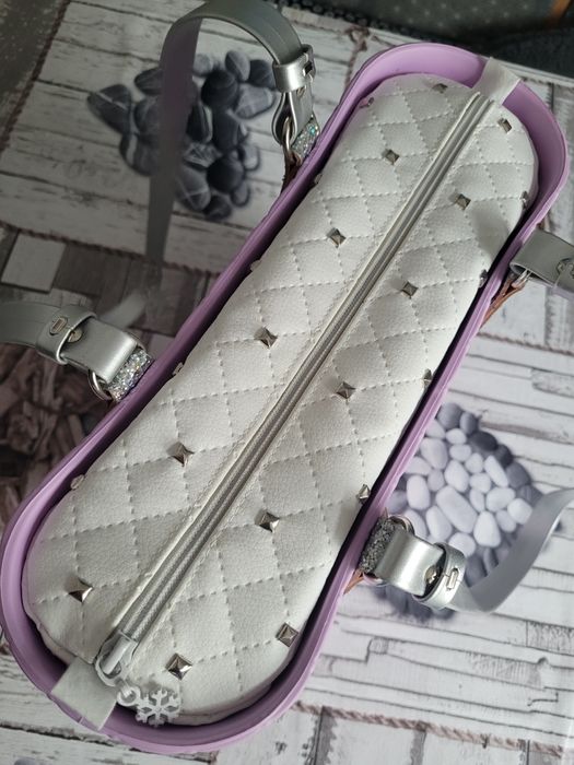 Obag mini Matelasse / pikowany Orchidea