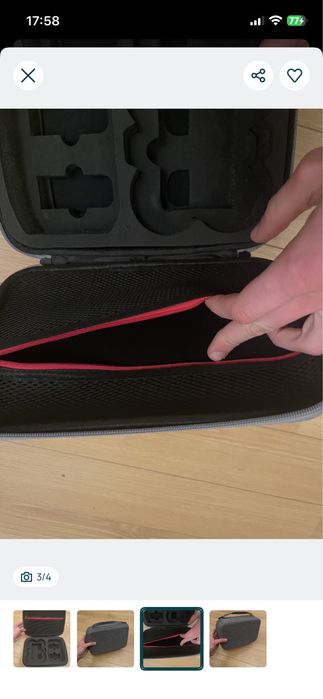 Dji case para drone dji neo (com compartimento para controle)