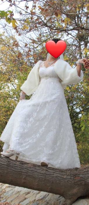 Свадебное платье не венчаное 44 размер