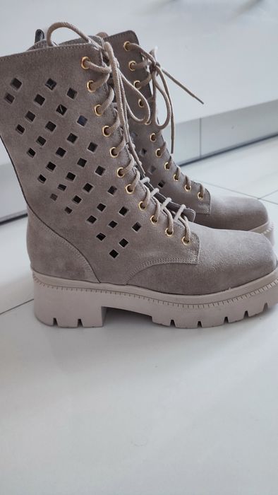 Botki skóra naturalna rozm 37