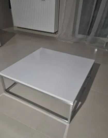 biały Stolik kawowy nowoczesny elegancki LOFT modny design