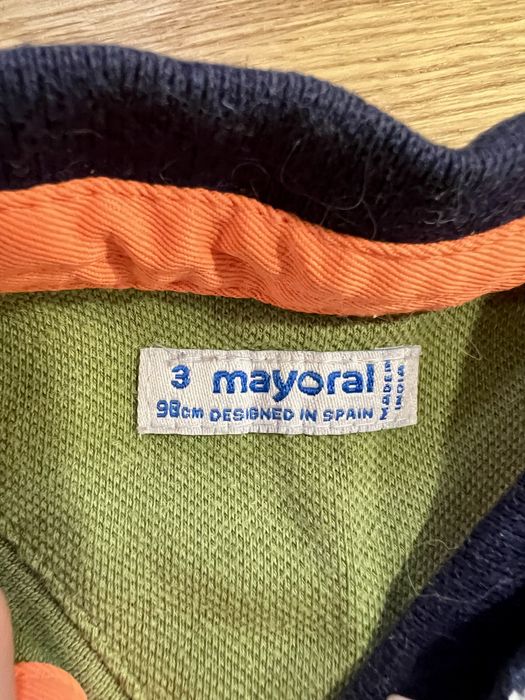 Поло жовте зелене майорал mayoral 98 футболка