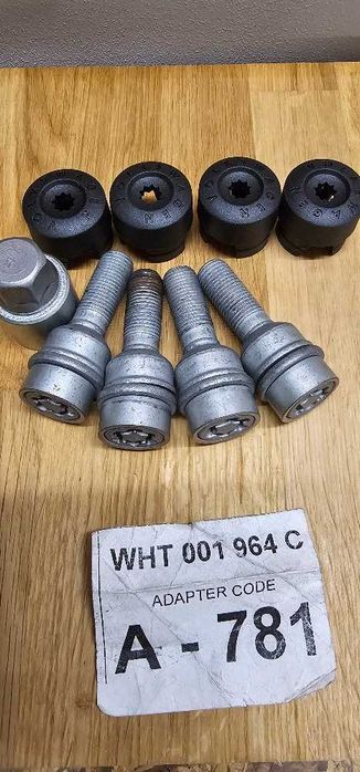 Oryginalne śruby do kół VW Seat zabezpieczenie WHT001964C
