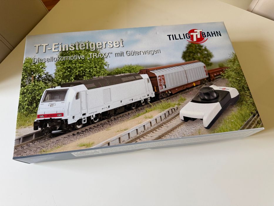 NOWY - Tillig TT Bahn zestaw startowy w malaturze PKP CARGO 501434 / 01833 - NOWY
