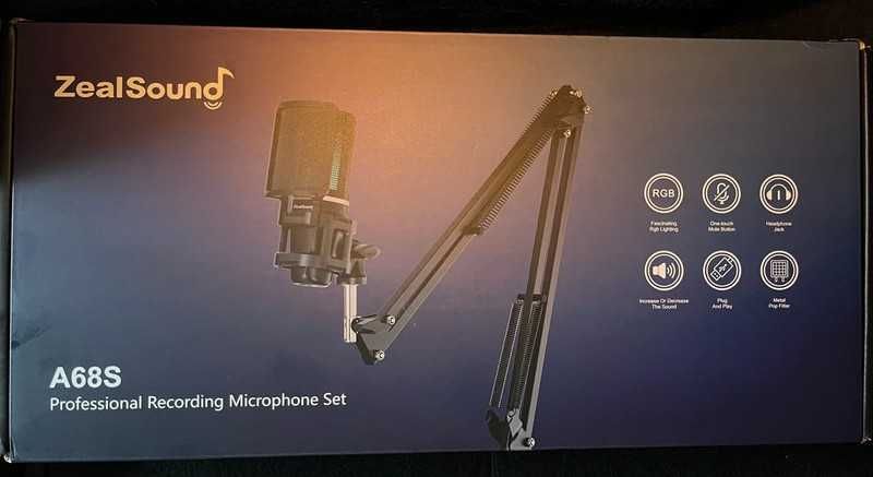 Microfone streaming  NOVO