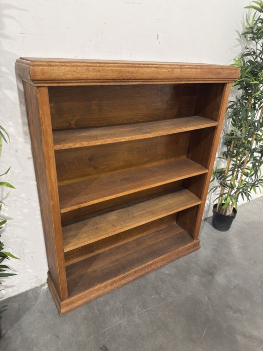 Ładny dębowy regał biblioteka lite drewno dowóz wysyłka