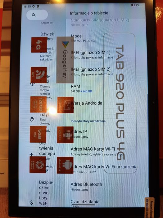 Tablet Majestic TAB 920 plus 4G