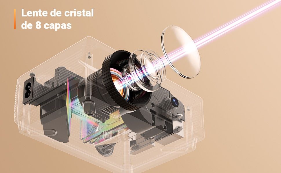 [Novo] Projector Video com HDMI, USB, BT, Colunas, etc