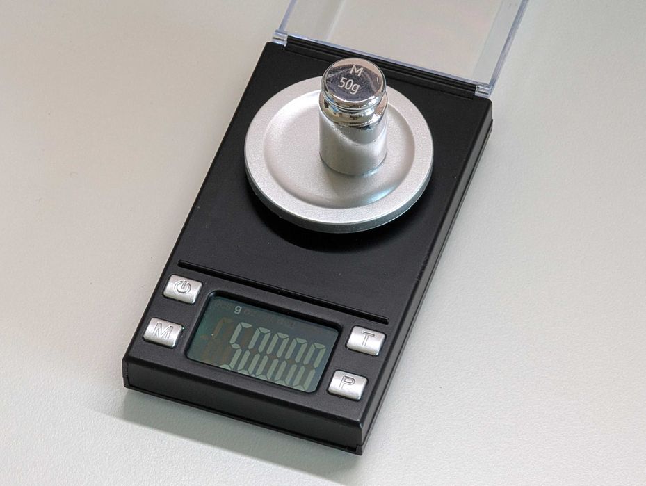 Elektroniczna mini waga jubilerska 0.001g - 100g jak nowa