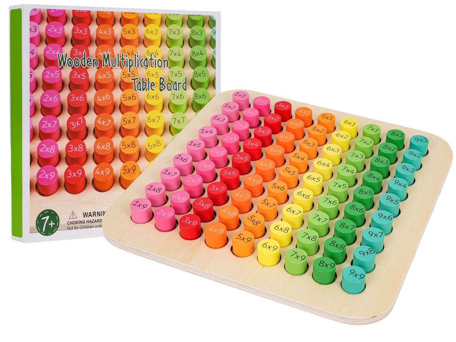 Edukacyjna Drewniana Tablica do Nauki Mnożenia Dla Dzieci YY-3184