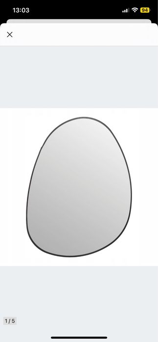 Lustro nieregularne 75 55