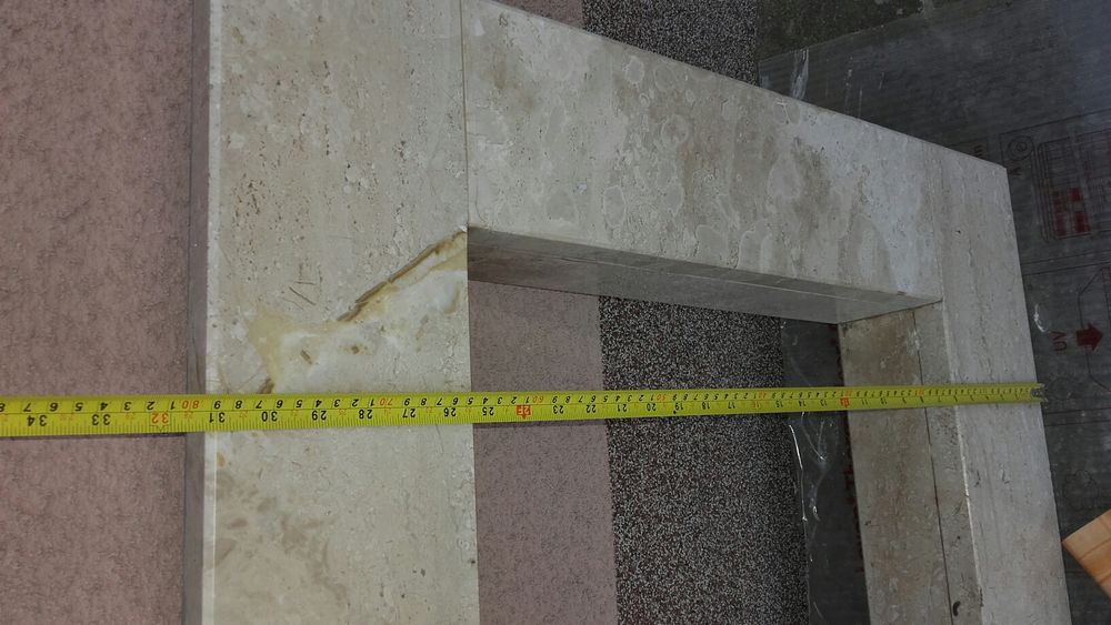 Kamienna obudowa kominka