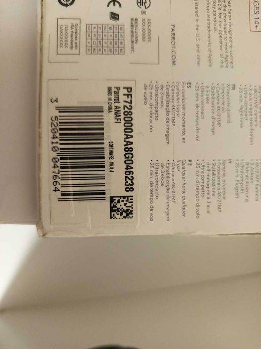 Drone Parrot Anafi 4K, usado